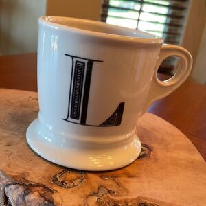 Anthropologie ‘L’ Monogram Mug
